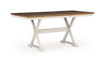 Brinfern Counter Height Dining Table and 4 Barstools