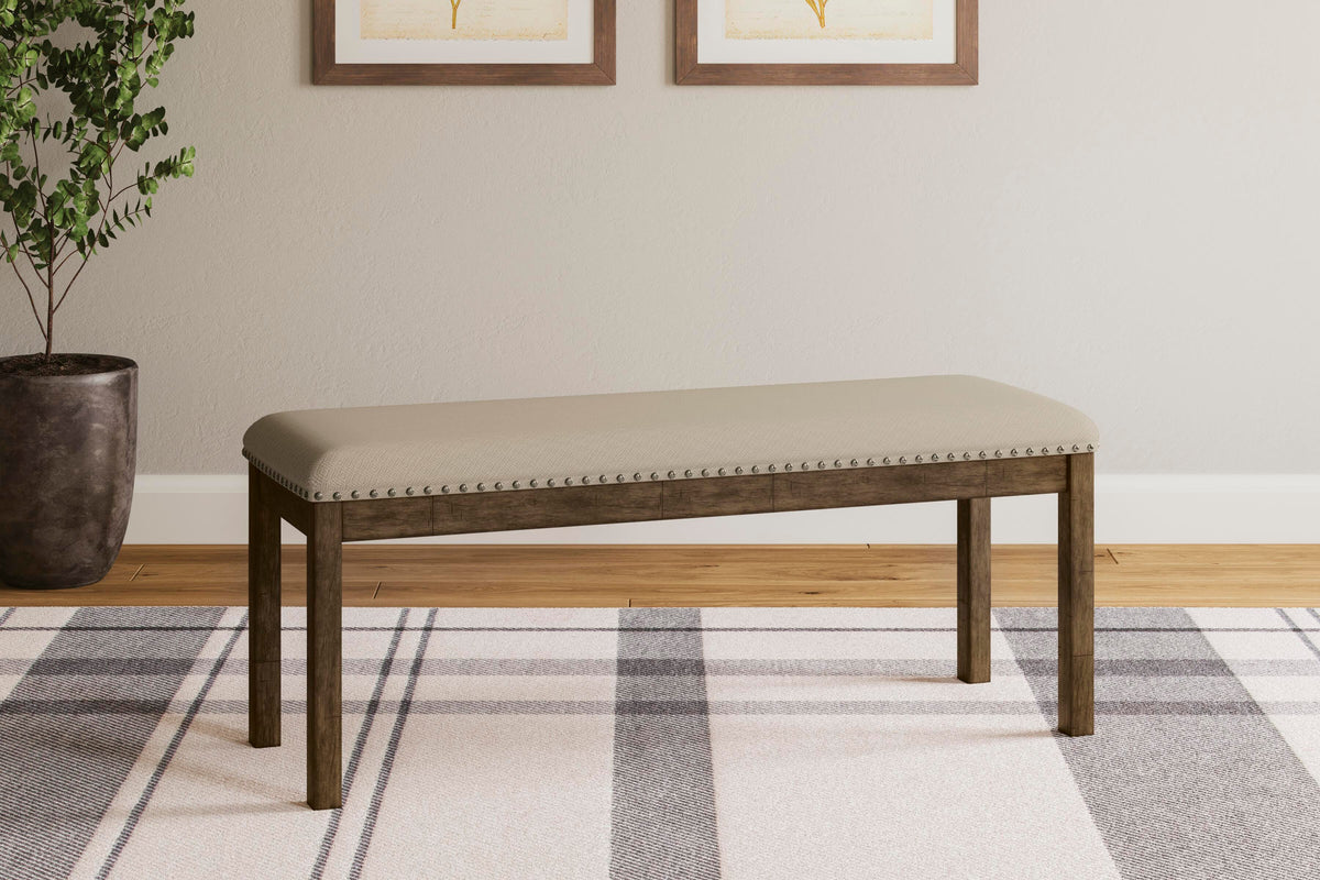 Moriville Dining Table and 4 Chairs and Bench (Set of 6)