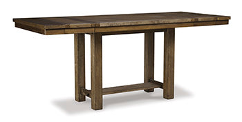 Moriville Counter Height Dining Table and 4 Barstools (Set of 5)