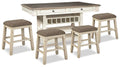 Bolanburg Counter Height Dining Table and 4 Barstools (Set of 5)