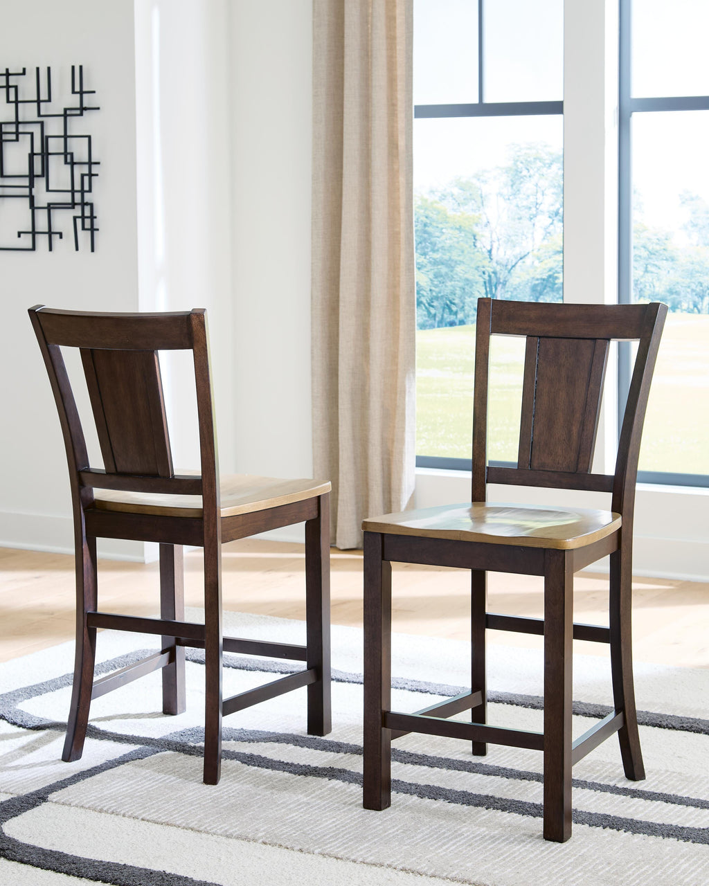 Rylandeen Counter Height Dining Table and Barstools
