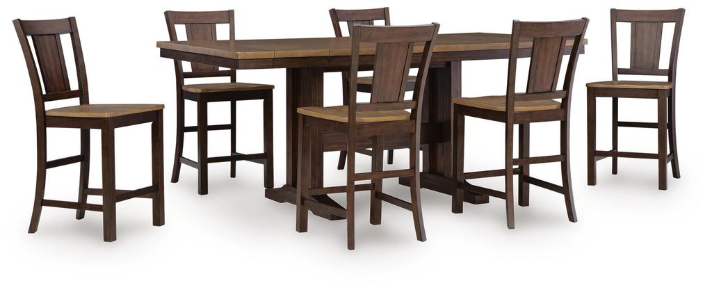 Rylandeen Counter Height Dining Table and Barstools