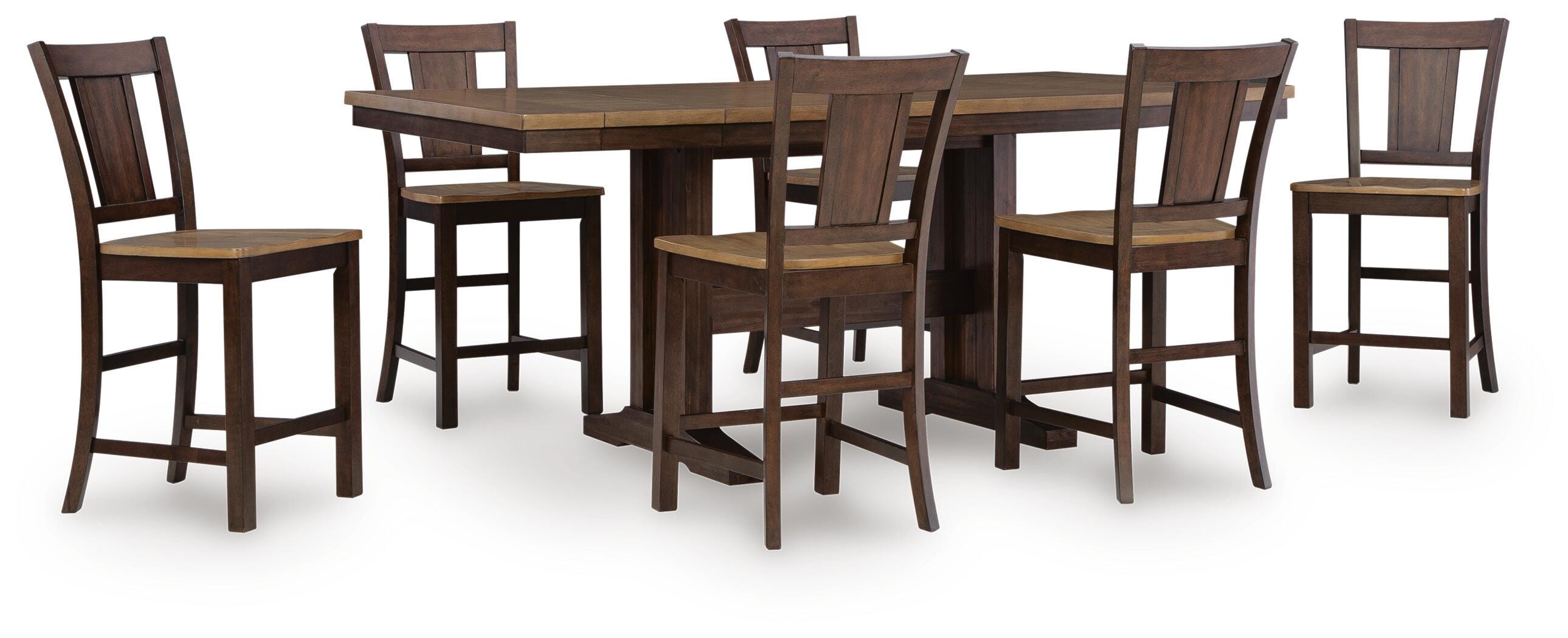Rylandeen Counter Height Dining Table and Barstools