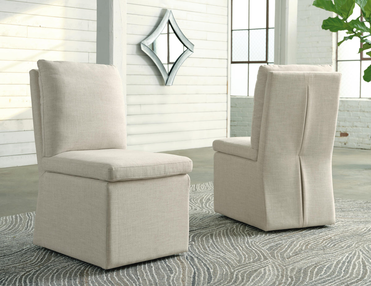 Krystanza Dining Table and 4 Chairs (Set of 5)