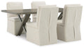 Krystanza Dining Table and 4 Chairs (Set of 5)