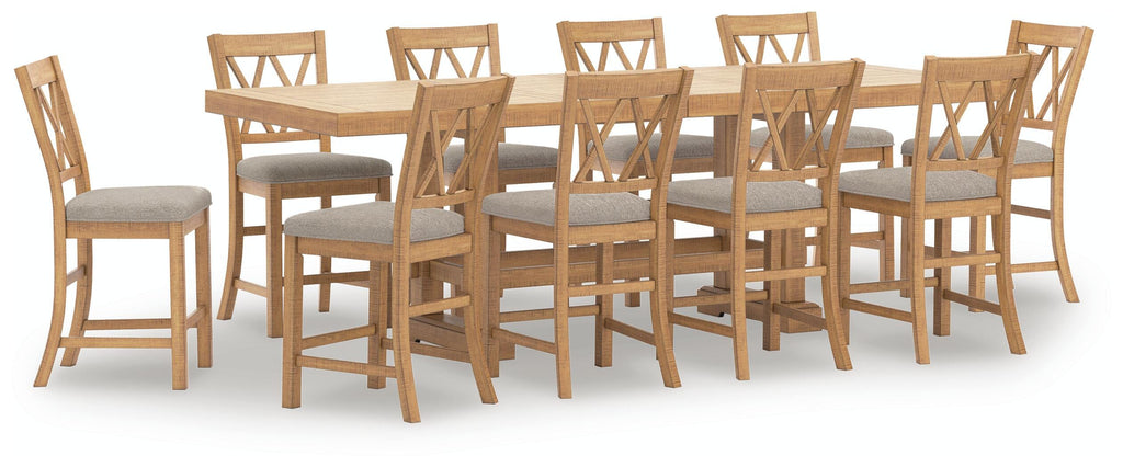 Havonplane Counter Height Dining Table and Barstools