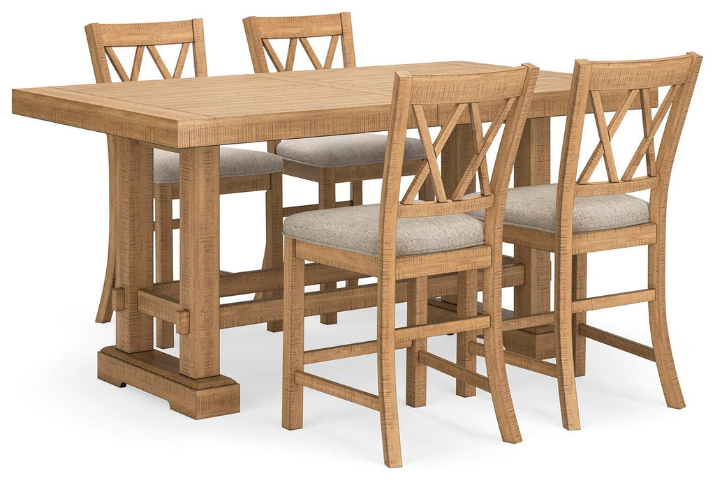 Havonplane Counter Height Dining Table and Barstools