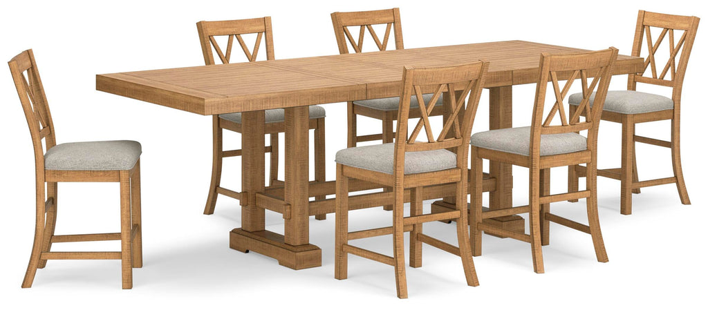 Havonplane Counter Height Dining Table and Barstools