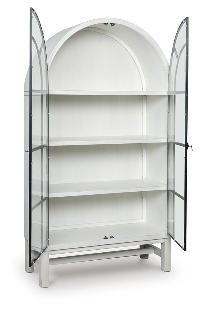 Greddinton Display Cabinet in White