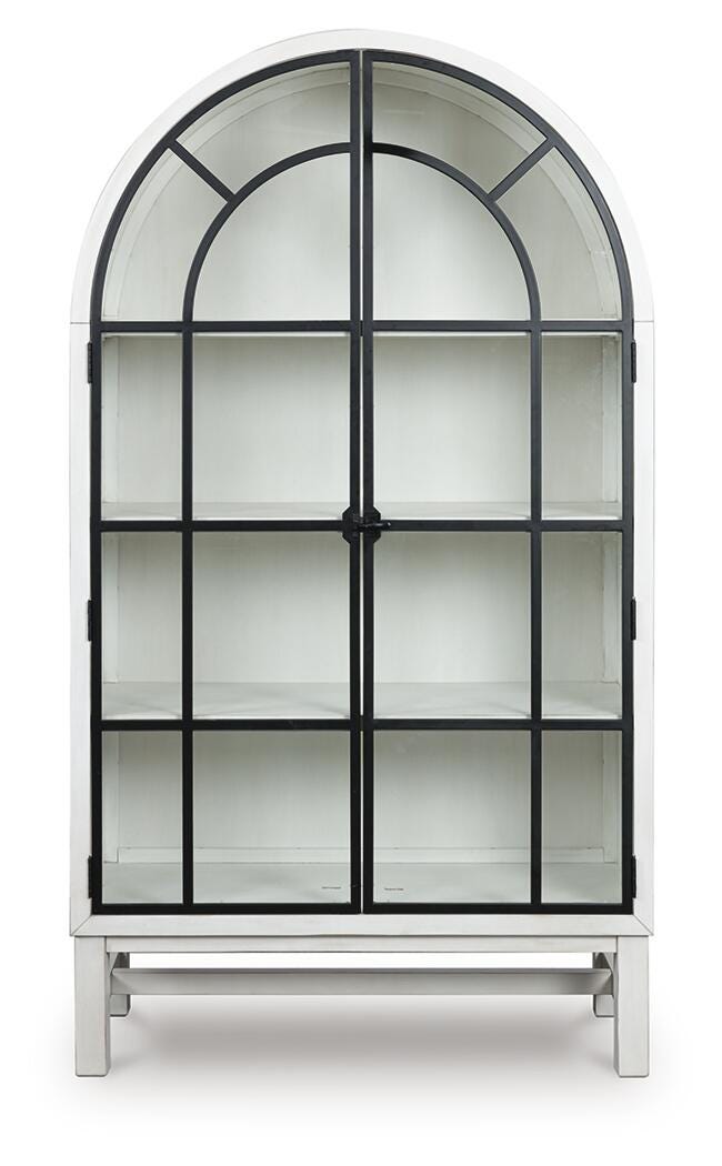 Greddinton Display Cabinet in White