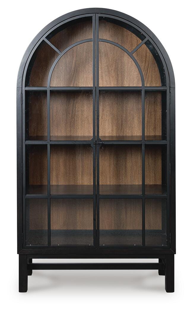 Greddinton Display Cabinet in Black