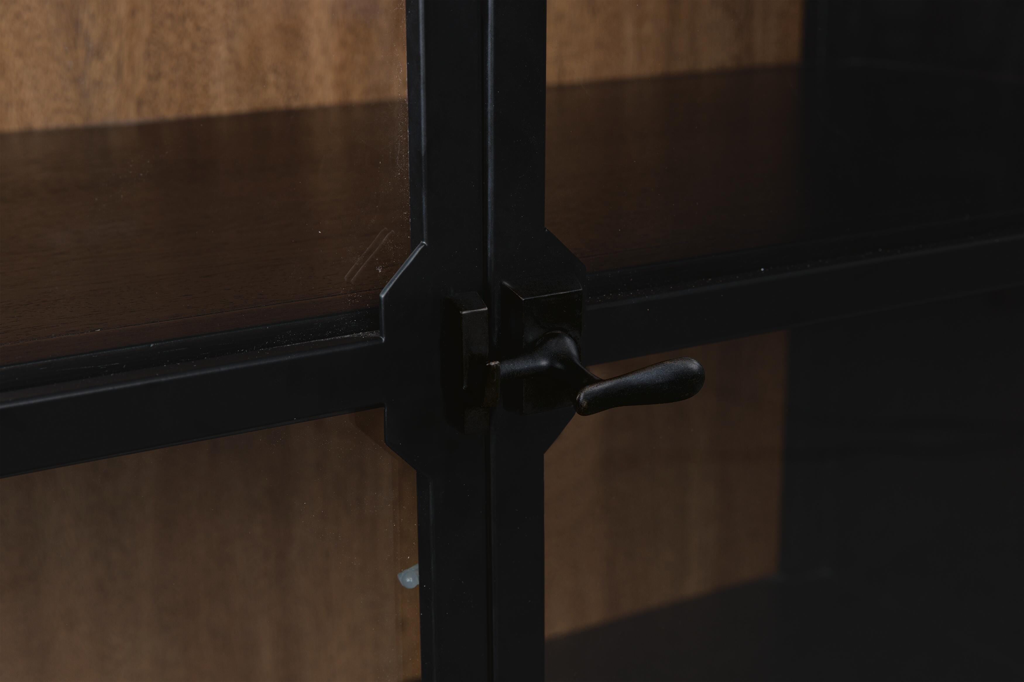 Greddinton Display Cabinet in Black