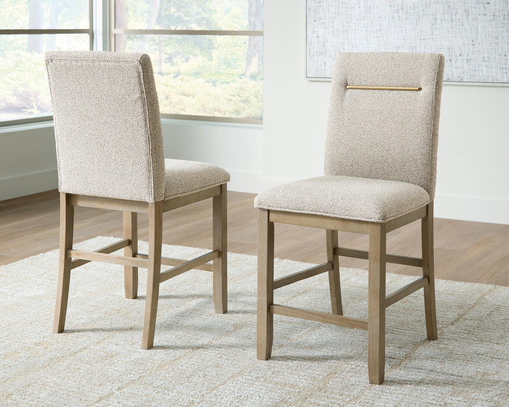 Lasinger Counter Height Dining Table and Barstools