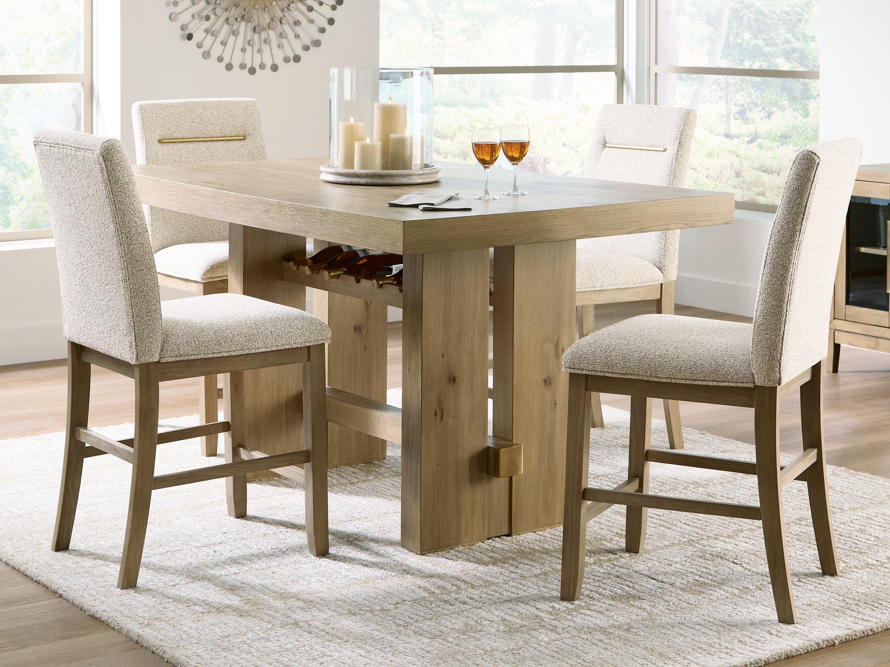 Lasinger Counter Height Dining Table and Barstools