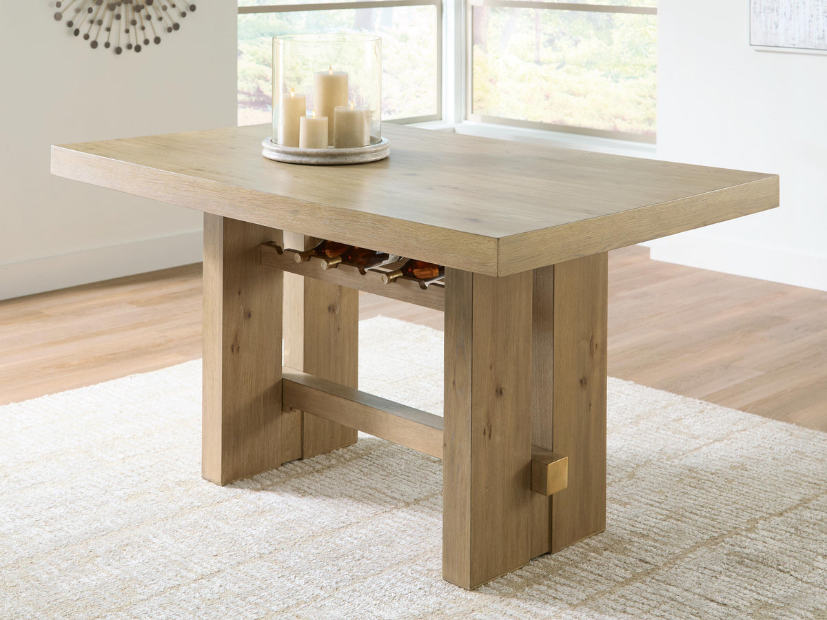 Lasinger Counter Height Dining Table and Barstools