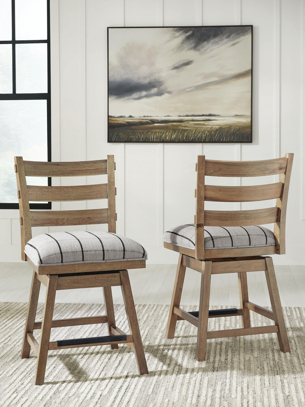Ridgester Counter Height Dining Table and 4 Barstools (Set of 5)