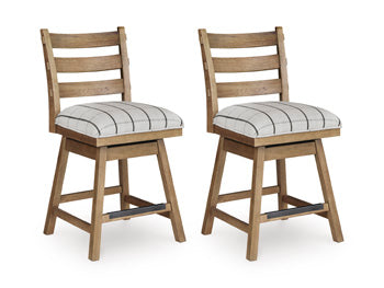 Ridgester Counter Height Dining Table and 4 Barstools (Set of 5)