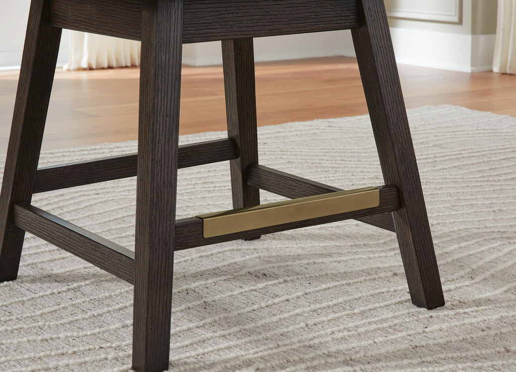 Burkhaus Counter Height Dining Table and Barstools
