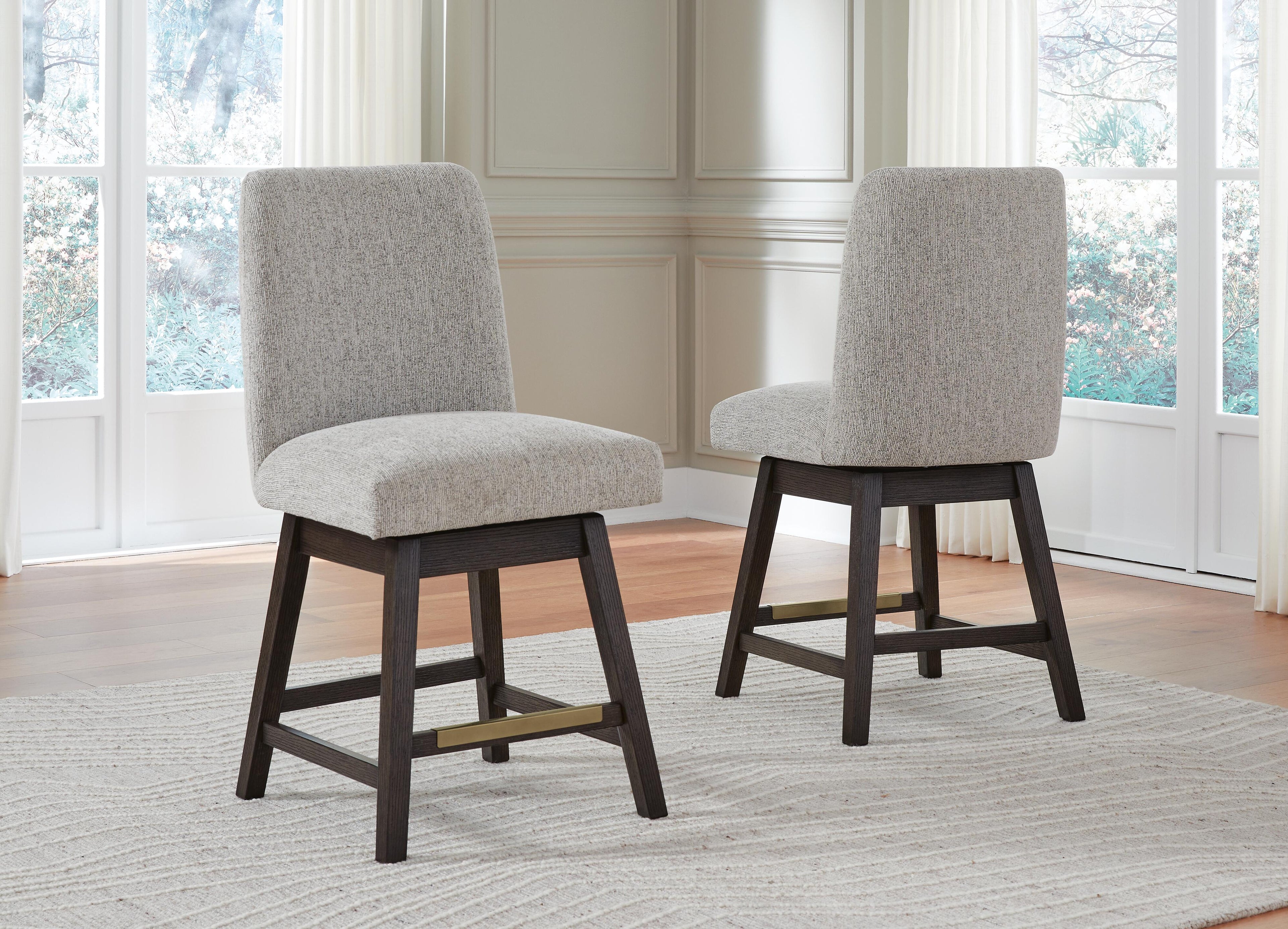 Burkhaus Counter Height Dining Table and Barstools