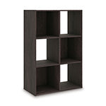 Piperton Six Cube Organizer (Black/Gray)