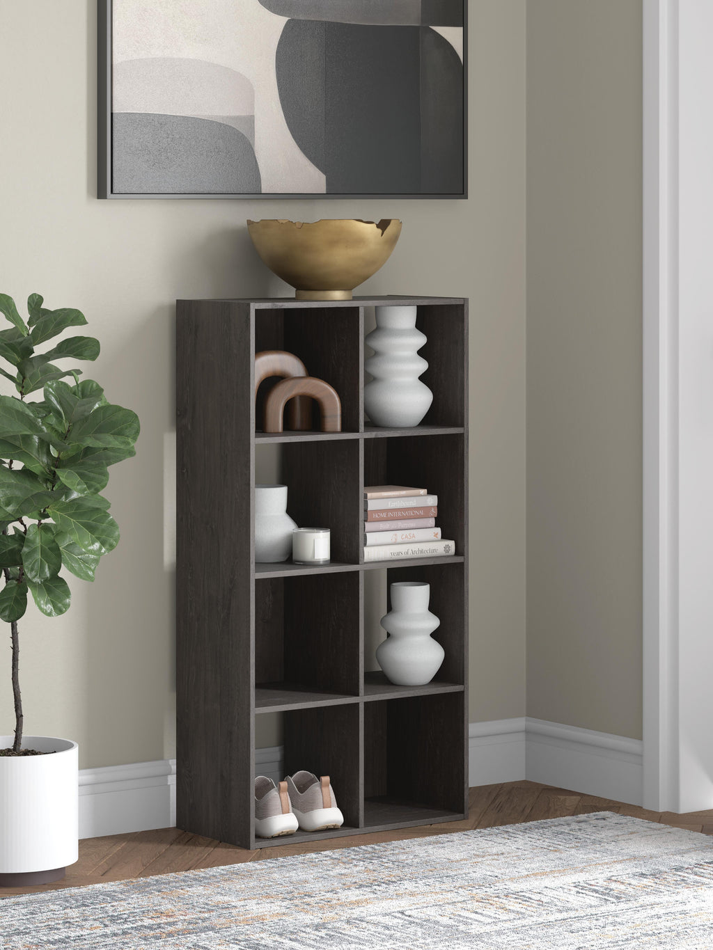 Piperton Eight Cube Organizer (Black/Gray)