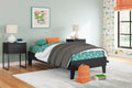 Socalle Platform Bed (Black/Gray)
