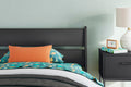 Socalle Panel Headboard (Black/Gray)