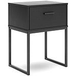 Socalle Nightstand (Black/Gray)