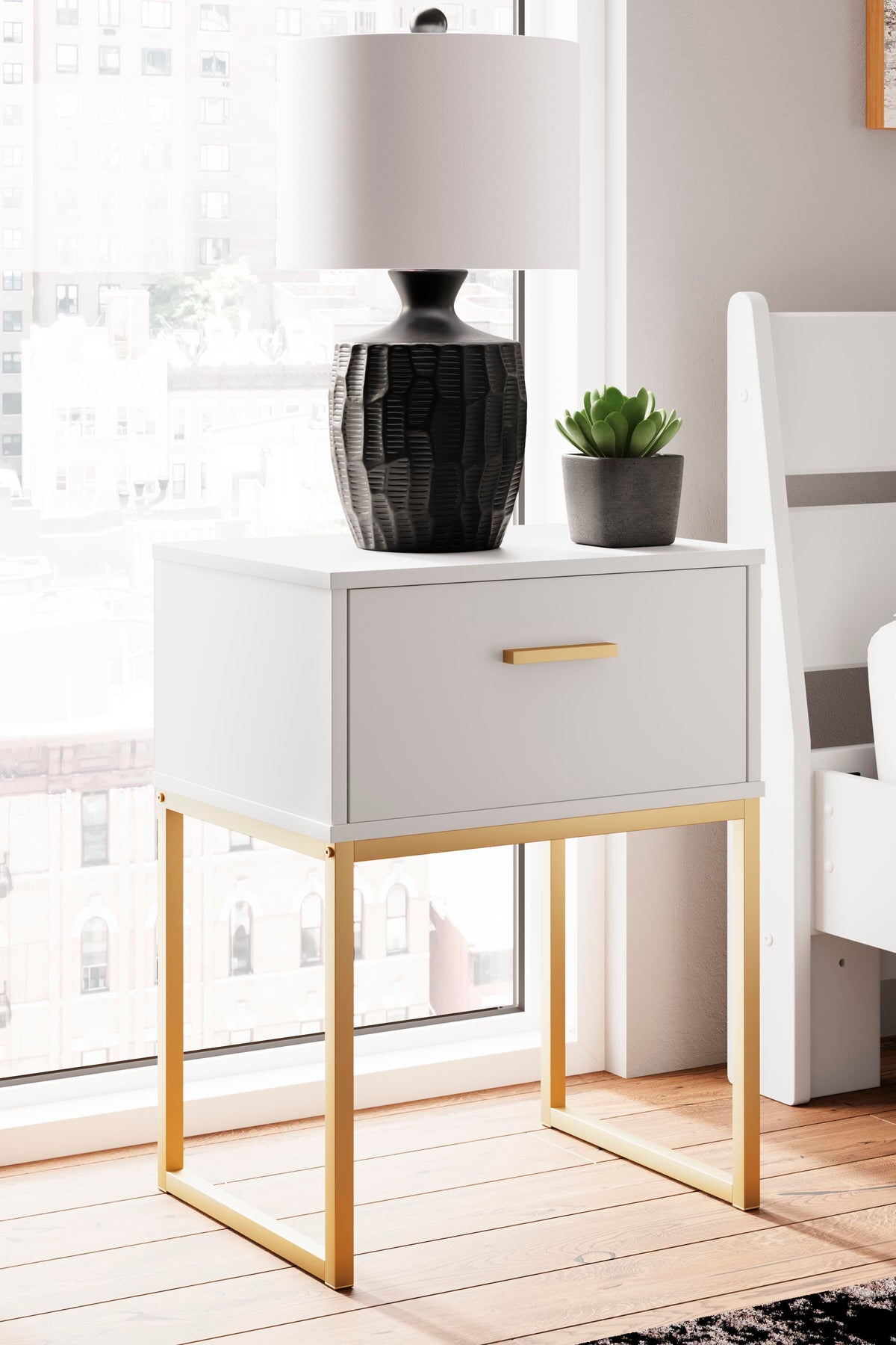 Socalle Nightstand (White)