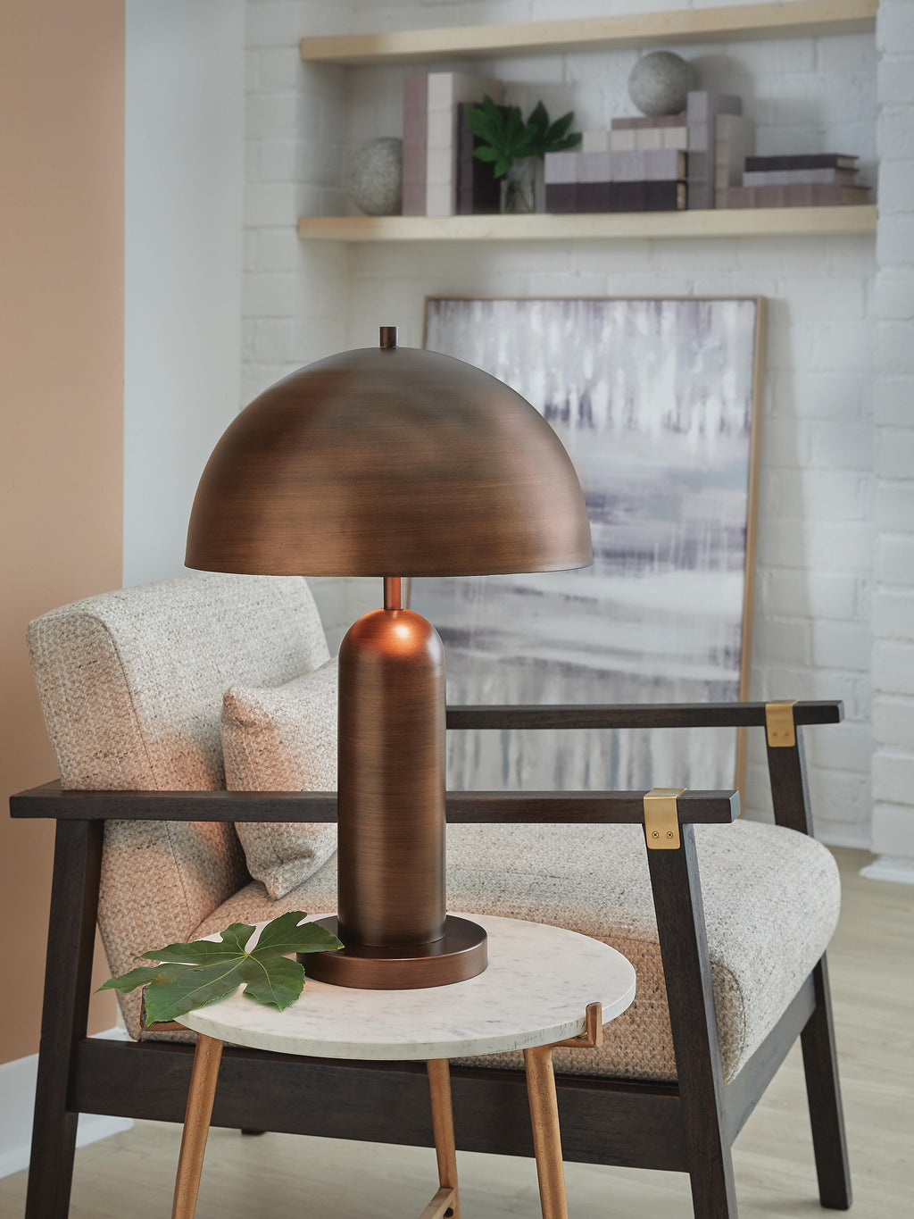 Wendfield Table Lamp, Antique Copper Finish