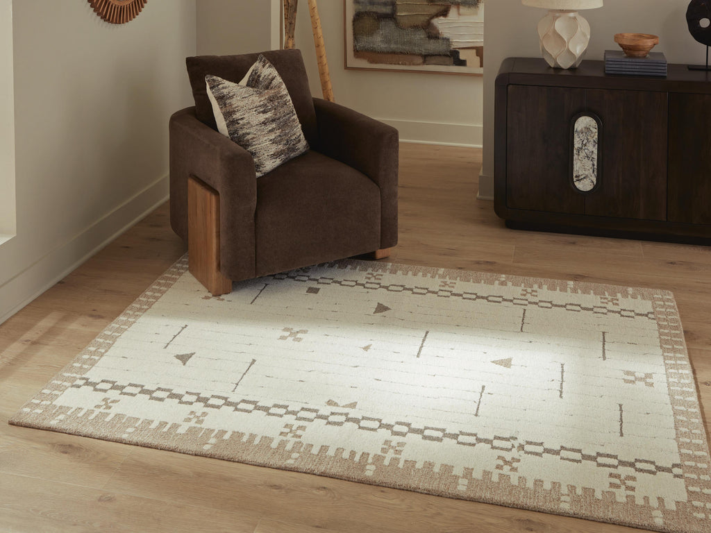 Dot Area Rug - 5' x 7'