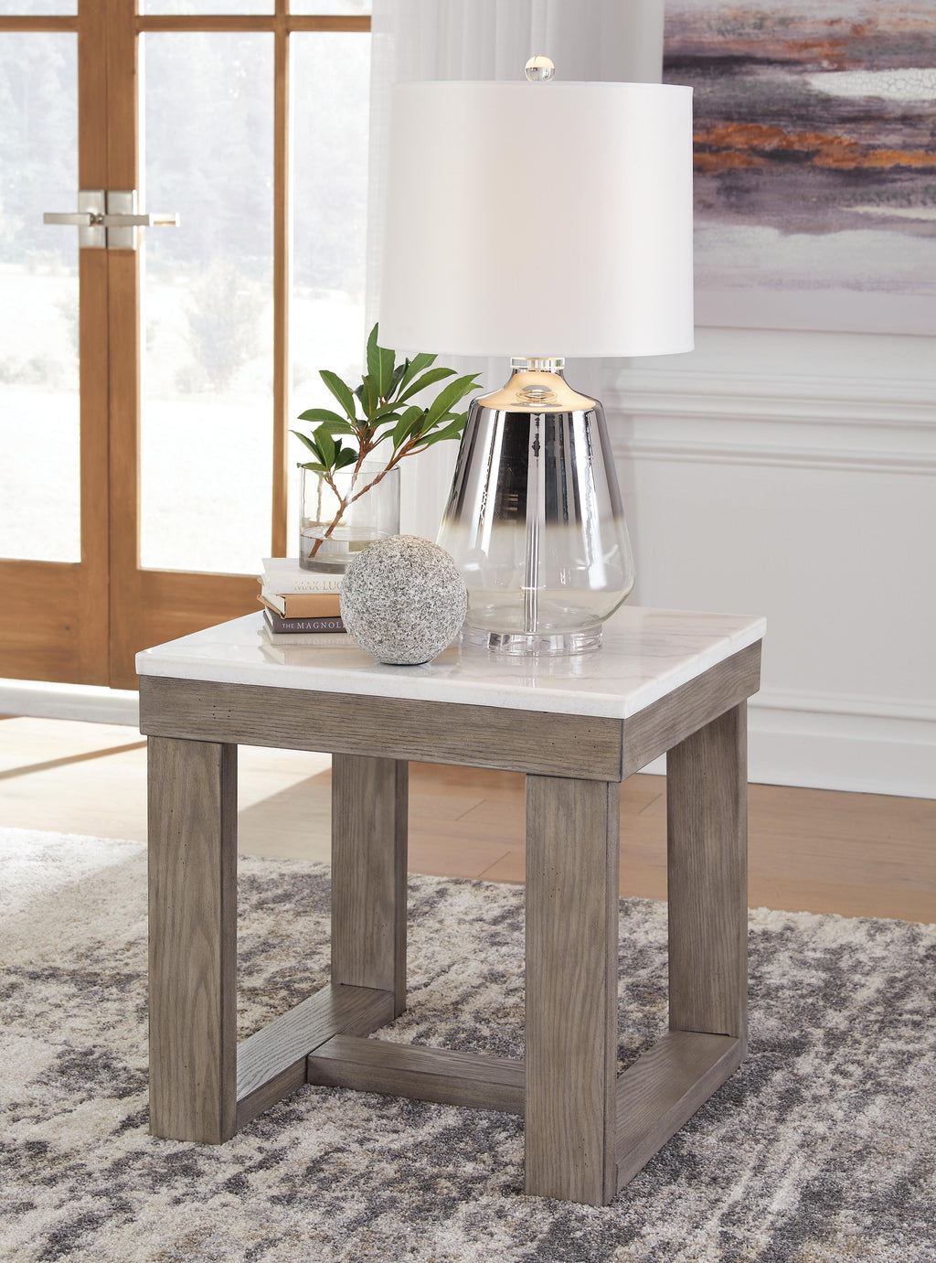 Loyaska End Table (Two-Tone)