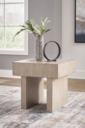 Jorlaina End Table (Brown/Beige)
