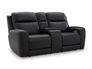 5Z-Comfort Power Reclining Loveseat with Console 2