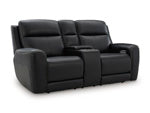 5Z-Comfort Power Reclining Loveseat with Console 2