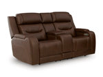Knightington Power Reclining Loveseat with Audio Seating