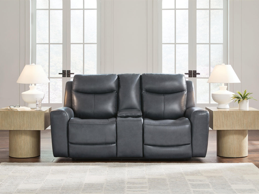 Bexhurst Power Reclining Loveseat (Admiral)