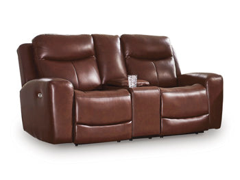 Bexhurst Power Reclining Loveseat with Console