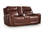Bexhurst Power Reclining Loveseat with Console