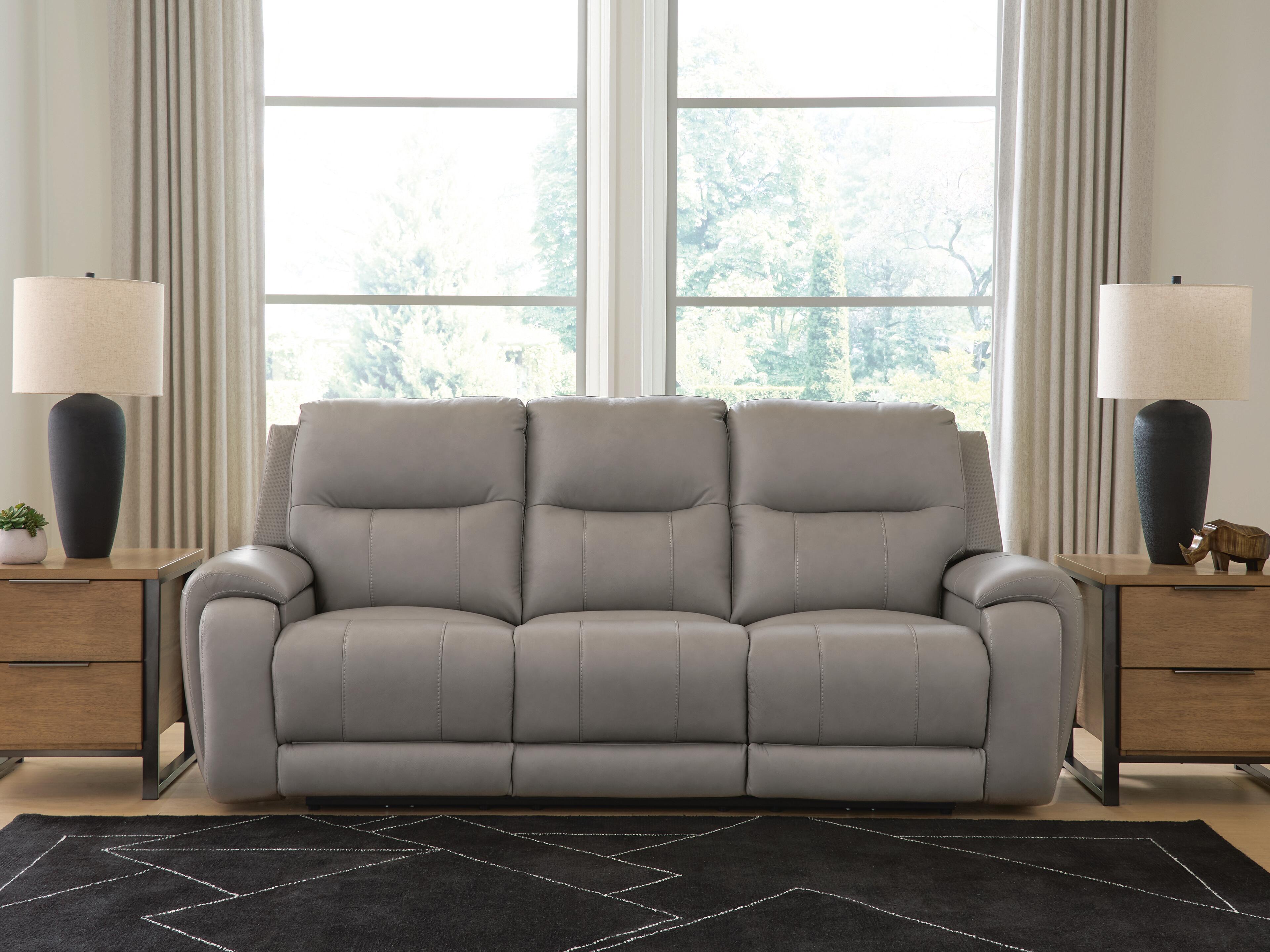 Real Moments Power Reclining Sofa with Audio Seating