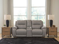 Real Moments Power Reclining Loveseat with Audio Seating