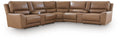 DeepWakes 7-Piece Reclining Sectional with Storage Consoles