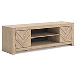 Cayboni 71" TV Stand (Brown/Beige)