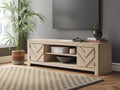 Cayboni 71" TV Stand (Brown/Beige)