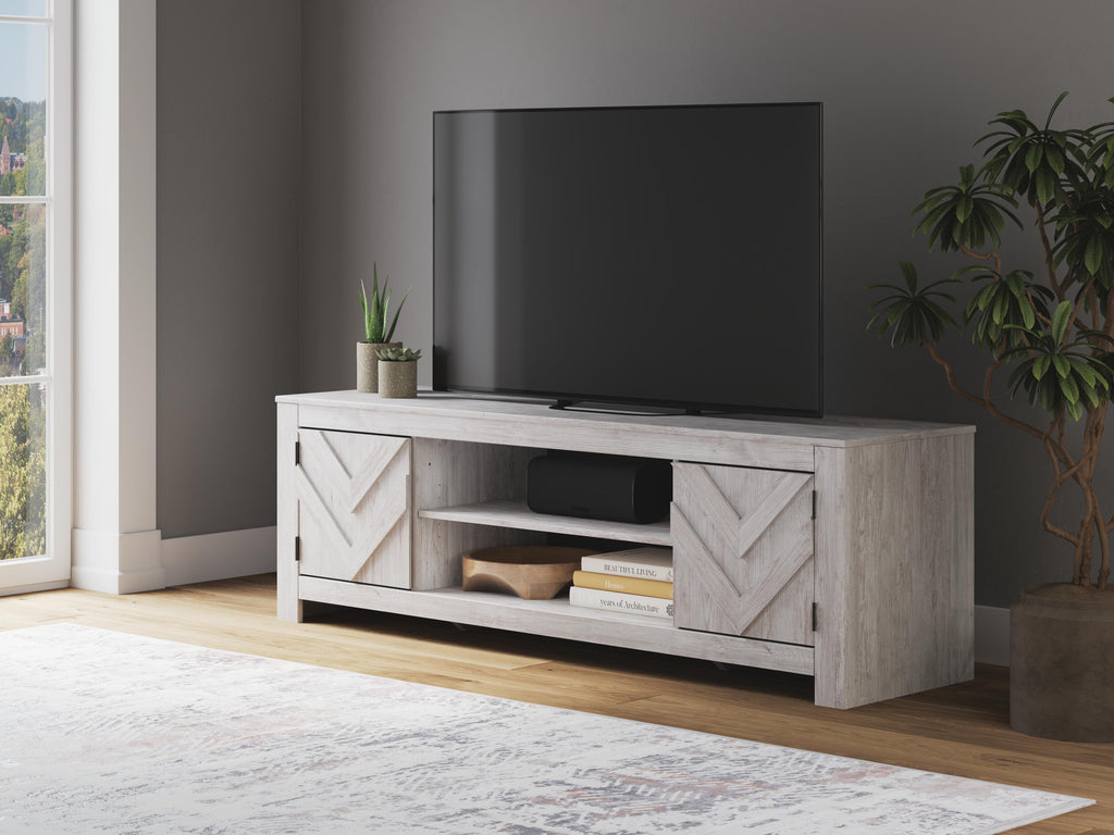 Cayboni 71" TV Stand (White)