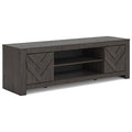 Cayboni 71" TV Stand (Black/Gray)