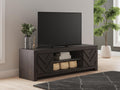 Cayboni 71" TV Stand (Black/Gray)