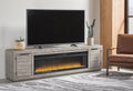 Naydell 92" TV Stand with Electric Fireplace