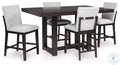 Neymorton Counter Height Dining Table and Barstools — Table and 4 Barstools