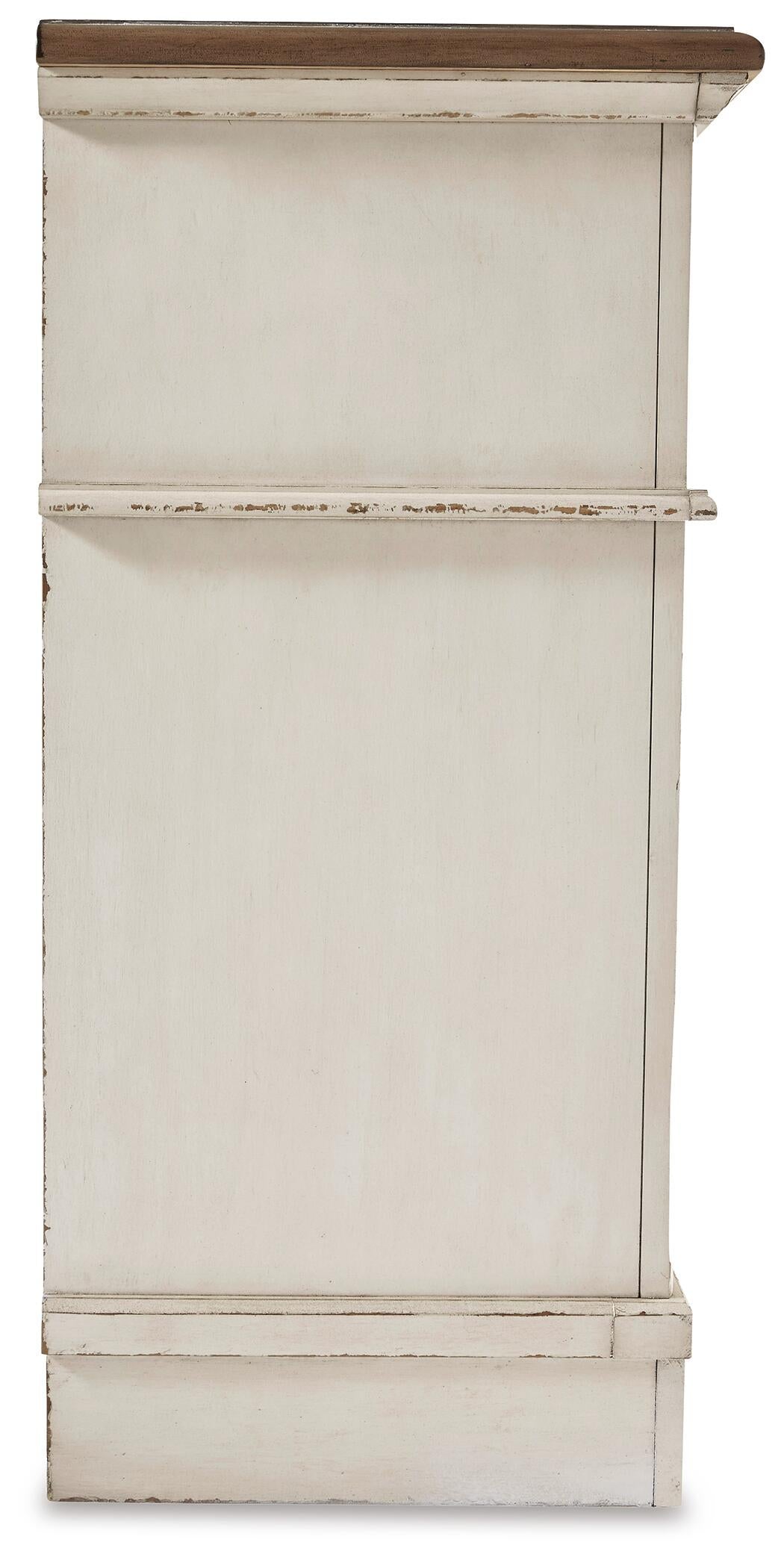 Realyn Dresser and Mirror (White)